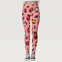 Trendy 80er Leopard Pattern Leggings