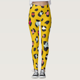 Trendy 80er Leopard Pattern Leggings