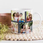Trendy 8 Picture Masonry Grid Gray Foto Jumbo-Tasse<br><div class="desc">Graue Tasse des Riesengebirges - mit 8 Fotos maßgeschneidert. Diese schicke Gitterrost-Foto-Collage im Landschafts- und Porträtformat bietet Ihnen eine große Auswahl an Platzierungsmöglichkeiten. Die Fotovorlage ist Set für Sie, 8 Ihrer Bilder hinzuzufügen, um ein einzigartiges Sake-Geschenk für Familie oder Freunden zu schaffen. Wenn Sie die Hintergrundfarbe ändern möchten, klicken Sie...</div>