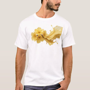 Trendy ABSTRACTE BLUMEN Kunstwerk Erstellung T-Shirt