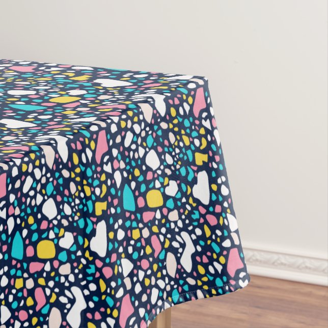 Trendy Abstrakt Geometric Stone Terrazzo Tischdecke (Beispiel)