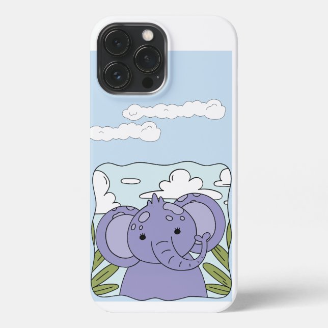 Trendy Abstrakt iPhone 13 Pro Max Hülle (Rückseite)