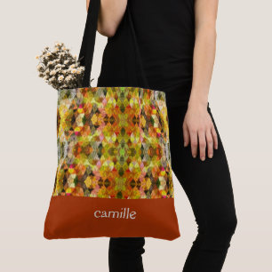 Trendy Abstrakt Mit Monogramm Tote Bag Tasche
