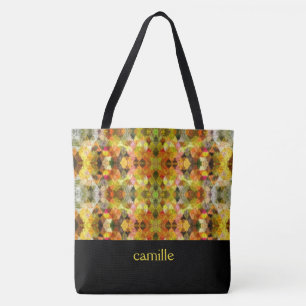 Trendy Abstrakt Mit Monogramm Tote Bag Tasche
