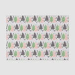 Trendy Abstrakt Modern Christmas Trees Pattern Seidenpapier<br><div class="desc">Moderne Weihnachtsbaumkunst Muster festliche Gewebe Papier.</div>
