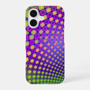 Trendy abstrakte Muster iPhone Gehäuse 16 Hülle