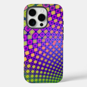 Trendy abstrakte Muster iPhone Gehäuse 16 Pro Hülle