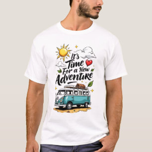 Trendy Adventure Quote Typografie T-Shirt