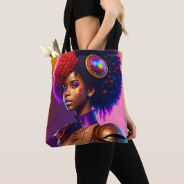 Trendy Afro Steampunk Girl Tasche
