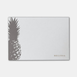 Trendy Ananas-personalisierte Post-Itanmerkungen Post-it Klebezettel