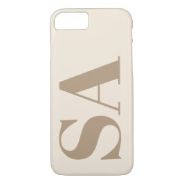 trendy Antique White with Monogram Case-Mate Case-Mate iPhone Hülle