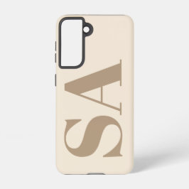 trendy Antique White with Monogram Case-Mate Samsung Galaxy Hülle