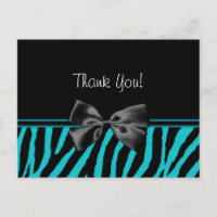 Trendy aquamarines danken Ihnen Zebra-Druck mit