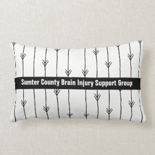 Trendy Arrows Custom Brain Injury Survivor Lendenkissen