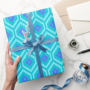 Trendy Artistic Joyful Shimmerding Geschenkpapier