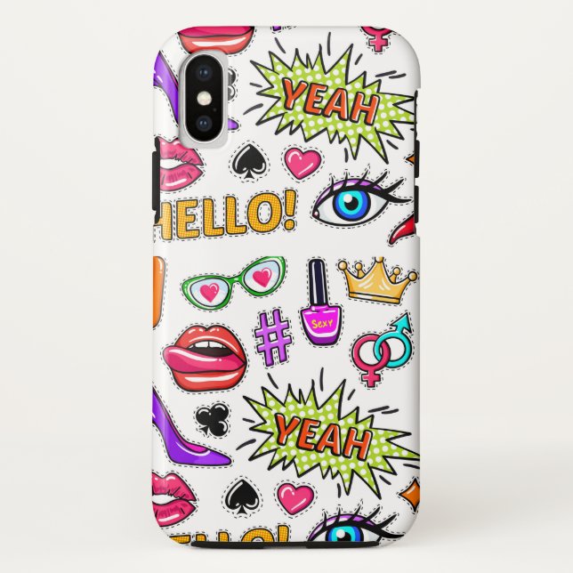 "Trendy Aufkleber Case-Mate iPhone Case (Rückseite)