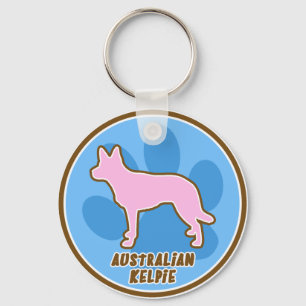Trendy australischer Kelpie-Schlüsselanhänger Schlüsselanhänger