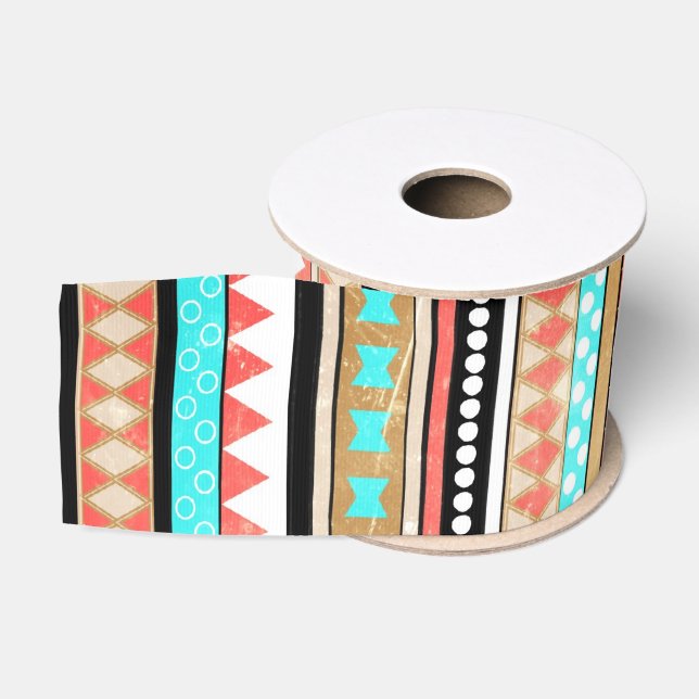 Trendy Azteke Ripsband (Spule)
