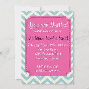 Trendy Baby Shower Einladungen