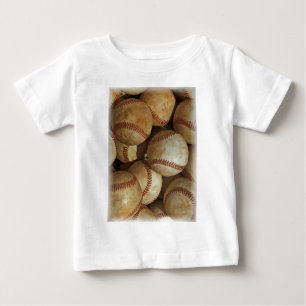 Trendy Baseball Artwork Baby T-shirt