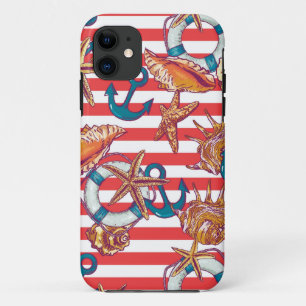 Trendy Beach Pattern iPhone 11 Hülle