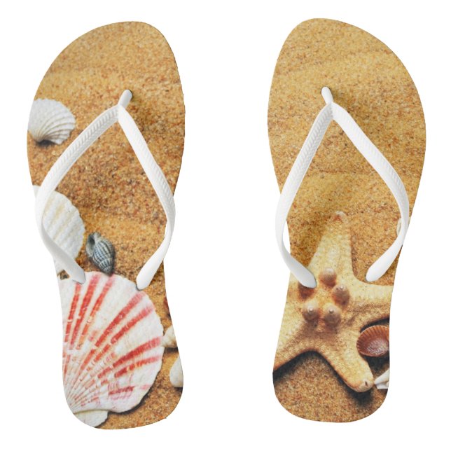 Trendy Beachy Beach Flip Flops (Fußbett)