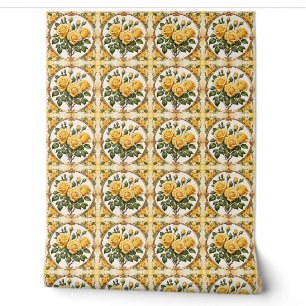 Trendy Beautiful Yellow Rose Collection Tapete