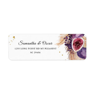 Trendy Beauty Lila Feigen & Pampasgras