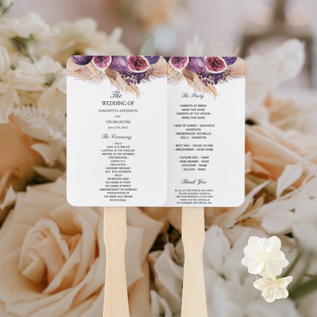 Trendy Beauty Lila Figs & Pampas Fächer (Von Creator hochgeladen)