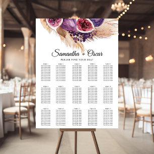 Trendy Beauty Lila Figs & Pampas Poster