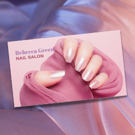 Trendy Beauty Manicurist Nagelnail Salon Visitenkarte