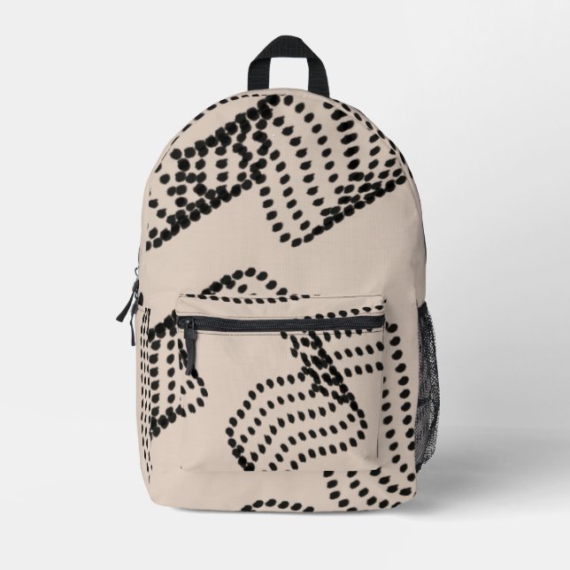 Trendy. Bedruckter Rucksack (Vorderseite)