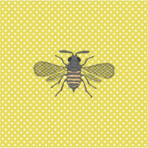 Trendy BEE Yellow Punkt Muster Geschenkdekor NEU Aufkleber