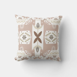 Trendy Beige Ästhetische Weihnachtslatte Kissen
