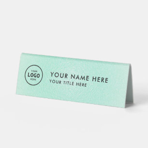 Trendy Beruflich Business Logo Desk Namplate Tischaufsteller