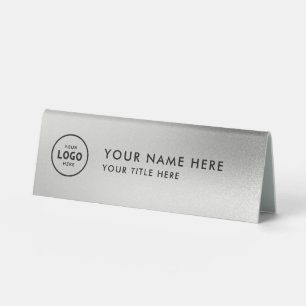 Trendy Beruflich Business Logo Desk Namplate Tischaufsteller