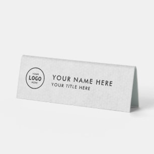 Trendy Beruflich Business Logo Desk Namplate Tischaufsteller