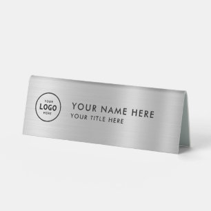 Trendy Beruflich Business Logo Desk Namplate Tischaufsteller