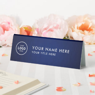 Trendy Beruflich Business Logo Desk Namplate Tischaufsteller