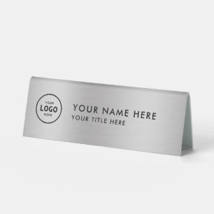 Trendy Beruflich Business Logo Desk Namplate Tischaufsteller
