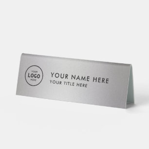 Trendy Beruflich Business Logo Desk Namplate Tischaufsteller