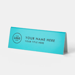 Trendy Beruflich Business Logo Desk Namplate Tischaufsteller