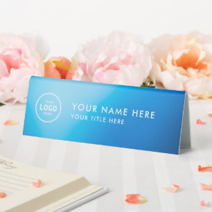 Trendy Beruflich Business Logo Desk Namplate Tischaufsteller