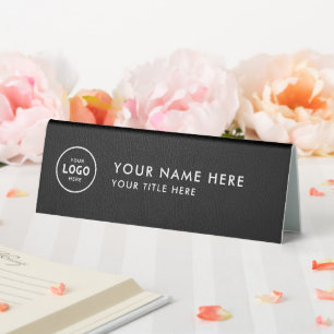 Trendy Beruflich Business Logo Desk Namplate Tischaufsteller