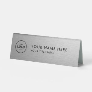 Trendy Beruflich Business Logo Desk Namplate Tischaufsteller