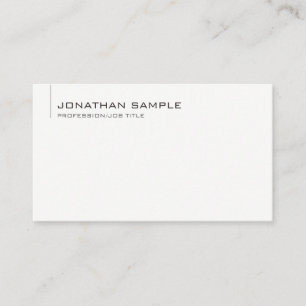 Trendy Beruflich Template Minimalistisch modern Visitenkarte