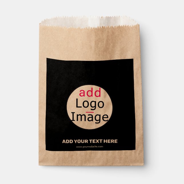 Trendy berufliche, moderne Marke Geschenktütchen (Vorderseite)