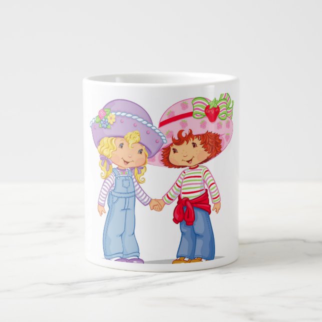 Trendy Best Friends Forever Foto Collage Kaffee Jumbo-Tasse (Vorderseite)