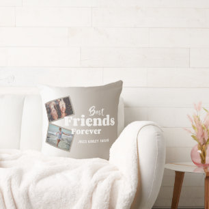 Trendy Best Friends Forever Foto Throw Kissen