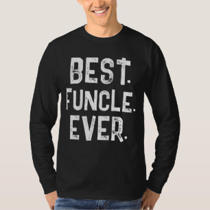 TRENDY BEST FUNCLE JE WHITE TYPOGRAPHY T-Shirt